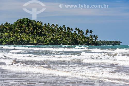  View of the Bainema Beach waterfront  - Cairu city - Bahia state (BA) - Brazil