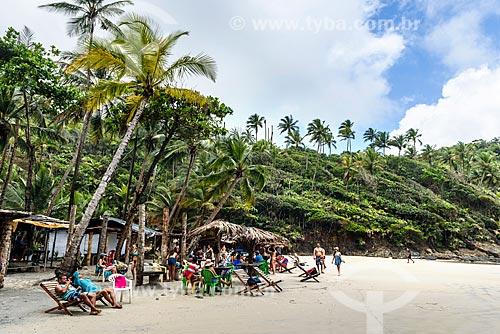  Bathers - Havaizinho Beach waterfront  - Itacare city - Bahia state (BA) - Brazil