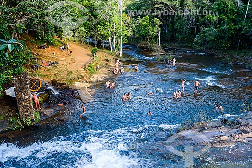  Bathers - Tijuipe Waterfall  - Itacare city - Bahia state (BA) - Brazil