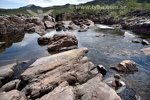  Vew of the Preto River near to Canyon 2 - Chapada dos Veadeiros National Park  - Alto Paraiso de Goias city - Goias state (GO) - Brazil