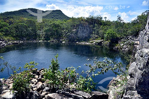  Vew of the Preto River near to Canyon 2 - Chapada dos Veadeiros National Park  - Alto Paraiso de Goias city - Goias state (GO) - Brazil