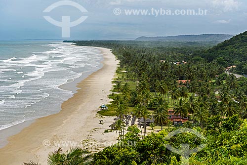  General view of the Itacare city waterfront  - Itacare city - Bahia state (BA) - Brazil
