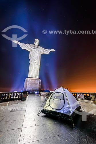  Tent of mirante of the Christ the Redeemer  - Rio de Janeiro city - Rio de Janeiro state (RJ) - Brazil