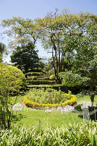  Garden of Aguas de Sao Lourenco Park  - Sao Lourenco city - Minas Gerais state (MG) - Brazil