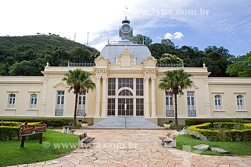  Facade of the Center hydrotherapeutic Balneario - Dr. Lisandro Carneiro Guimaraes Park (Waters Park of Caxambu city)  - Caxambu city - Minas Gerais state (MG) - Brazil