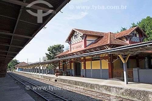  Facade of the Sao Lourenco Train Station  - Sao Lourenco city - Minas Gerais state (MG) - Brazil