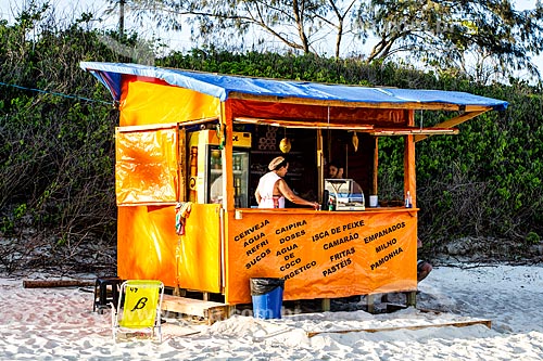  Snack stall at Açores Beach  - Florianopolis city - Santa Catarina state (SC) - Brazil