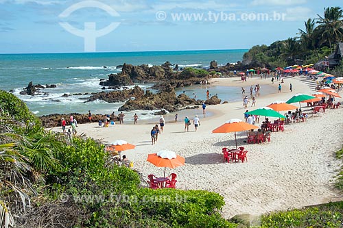  View of the Tambaba Beach waterfront  - Conde city - Paraiba state (PB) - Brazil