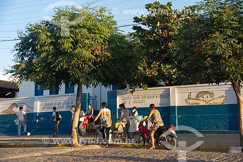  Entrance
of Dr Miguel Santa Cruz Elementary State School (1936)  - Monteiro city - Paraiba state (PB) - Brazil