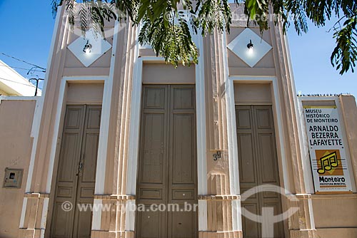  Facade of the Historical Museum of Monteiro (2001)  - Monteiro city - Paraiba state (PB) - Brazil