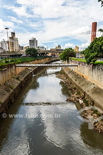  View of Tamanduatei River  - Sao Paulo city - Sao Paulo state (SP) - Brazil