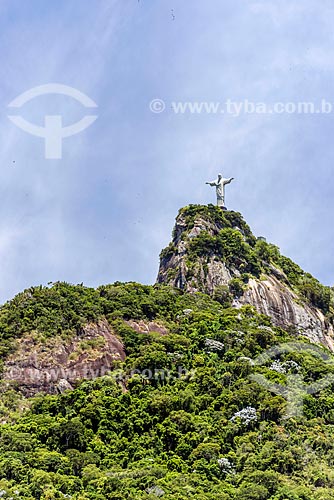  View of the Corcovado Mountain with the Christ the Redeemer (1931)  - Rio de Janeiro city - Rio de Janeiro state (RJ) - Brazil