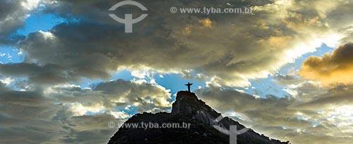  View of the Corcovado Mountain with the Christ the Redeemer (1931)  - Rio de Janeiro city - Rio de Janeiro state (RJ) - Brazil