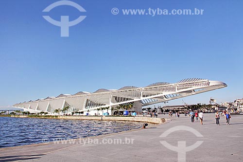  View of the Amanha Museum (Museum of Tomorrow) from Maua Square  - Rio de Janeiro city - Rio de Janeiro state (RJ) - Brazil