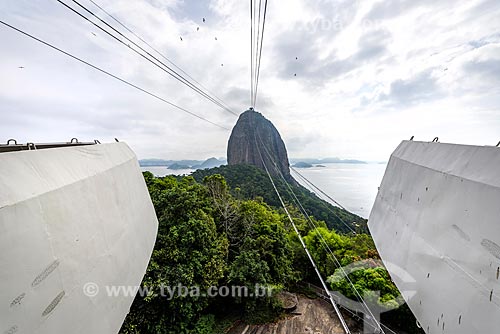  View of Sugar Loaf during crossing between the Urca Mountain  - Rio de Janeiro city - Rio de Janeiro state (RJ) - Brazil