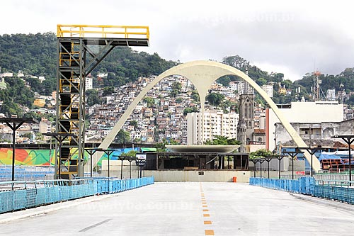  General view of the Marques de Sapucai Sambadrome (1984)  - Rio de Janeiro city - Rio de Janeiro state (RJ) - Brazil