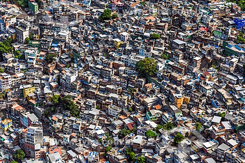  View of Rocinha Slum from Morro Dois Irmaos (Two Brothers Mountain) trail  - Rio de Janeiro city - Rio de Janeiro state (RJ) - Brazil