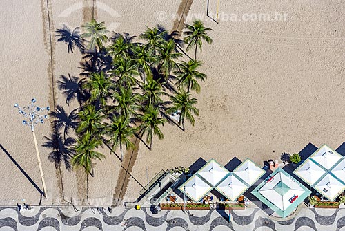  Top view of the Copacabana Beach waterfront  - Rio de Janeiro city - Rio de Janeiro state (RJ) - Brazil