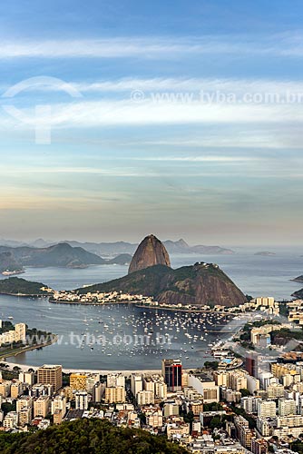  View of Botafogo Bay with the Sugar Loaf from Mirante Dona Marta  - Rio de Janeiro city - Rio de Janeiro state (RJ) - Brazil