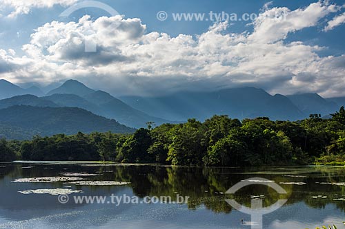  General view of lake - Guapiacu Ecological Reserve  - Cachoeiras de Macacu city - Rio de Janeiro state (RJ) - Brazil