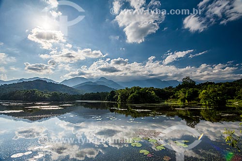  General view of lake - Guapiacu Ecological Reserve  - Cachoeiras de Macacu city - Rio de Janeiro state (RJ) - Brazil