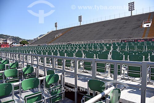  View of the bleacher - Marques de Sapucai Sambadrome (1984)  - Rio de Janeiro city - Rio de Janeiro state (RJ) - Brazil