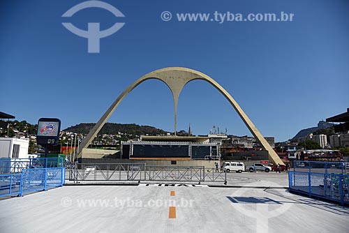  View of the Apotheosis Square - Marques de Sapucai Sambadrome (1984)  - Rio de Janeiro city - Rio de Janeiro state (RJ) - Brazil