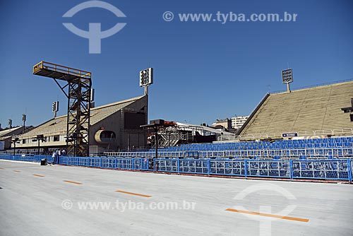  View of the bleacher - Marques de Sapucai Sambadrome (1984)  - Rio de Janeiro city - Rio de Janeiro state (RJ) - Brazil