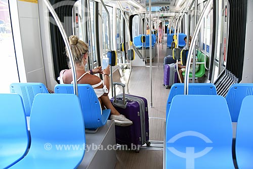  Inside of the light rail transit  - Rio de Janeiro city - Rio de Janeiro state (RJ) - Brazil