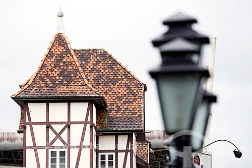  House with enxaimel style - Vila Germanica Park  - Blumenau city - Santa Catarina state (SC) - Brazil