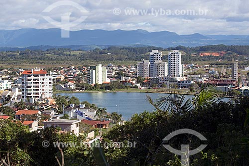  General view of the Violao Lagoon (Guitar Lagoon)  - Torres city - Rio Grande do Sul state (RS) - Brazil