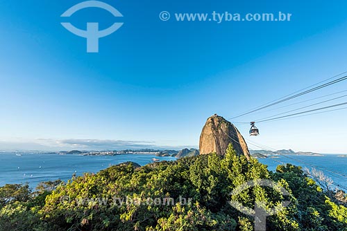  View of Sugar Loaf during crossing between the Urca Mountain  - Rio de Janeiro city - Rio de Janeiro state (RJ) - Brazil