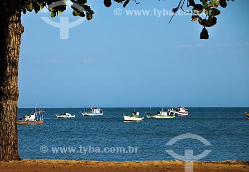  Fishing boat - Meaipe Beach  - Guarapari city - Espirito Santo state (ES) - Brazil