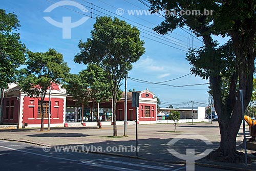  Facade of the old Tremembe city train station (1866)  - Tremembe city - Sao Paulo state (SP) - Brazil