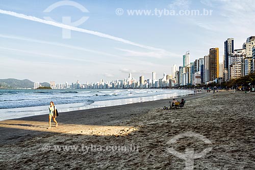  View of the Central Beach  - Balneario Camboriu city - Santa Catarina state (SC) - Brazil