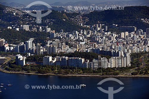  View of the Flamengo neighborhood from Sugar Loaf  - Rio de Janeiro city - Rio de Janeiro state (RJ) - Brazil