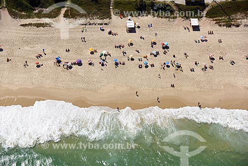  Aerial photo of the Barra da Tijuca Beach  - Rio de Janeiro city - Rio de Janeiro state (RJ) - Brazil