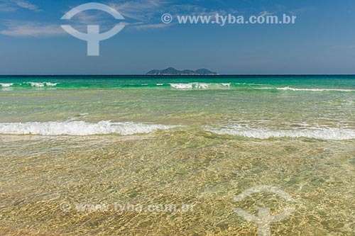  View of the Jorge Grego Island from Lopes Mendes Beach waterfront  - Angra dos Reis city - Rio de Janeiro state (RJ) - Brazil