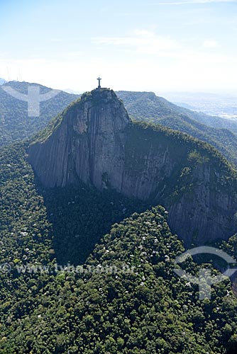  Aerial photo of the Christ the Redeemer  - Rio de Janeiro city - Rio de Janeiro state (RJ) - Brazil