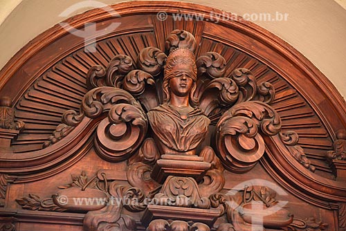  Detail of door of the Federal Justice Cultural Center  - Rio de Janeiro city - Rio de Janeiro state (RJ) - Brazil