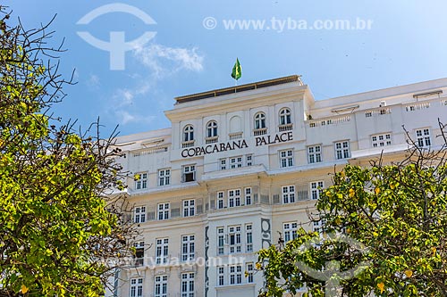  Detail of facade of the Copacabana Palace Hotel  - Rio de Janeiro city - Rio de Janeiro state (RJ) - Brazil