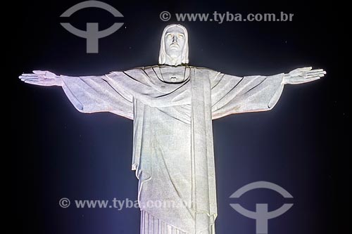  View of the sunset from Christ the Redeemer  - Rio de Janeiro city - Rio de Janeiro state (RJ) - Brazil