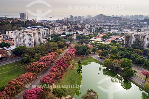  Aerial view of Quinta da Boa Vista Park  - Rio de Janeiro city - Rio de Janeiro state (RJ) - Brazil