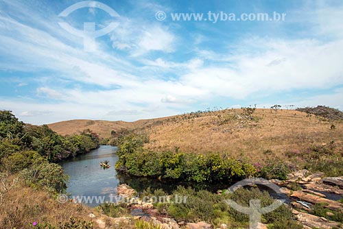  Sao Francisco River in the upper part of the Serra da Canastra  - Sao Roque de Minas city - Minas Gerais state (MG) - Brazil
