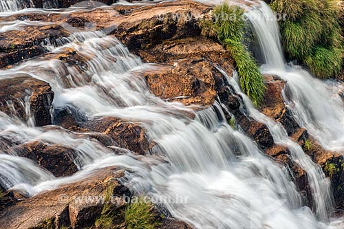  Waterfall - Sao Francisco River in the upper part of the Serra da Canastra  - Sao Roque de Minas city - Minas Gerais state (MG) - Brazil