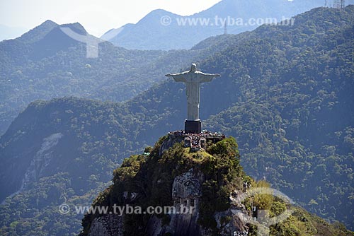  Aerial photo of the Christ the Redeemer  - Rio de Janeiro city - Rio de Janeiro state (RJ) - Brazil