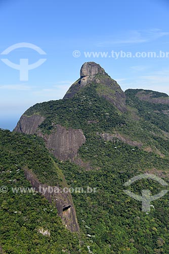  Aerial photo of the Rock of Gavea  - Rio de Janeiro city - Rio de Janeiro state (RJ) - Brazil