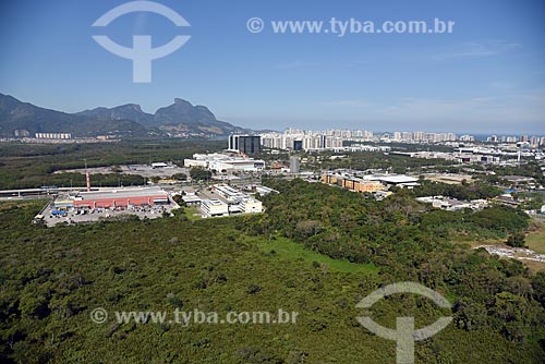  Aerial photo of the Roberto Marinho Airport - also known as Jacarepagua Airport  - Rio de Janeiro city - Rio de Janeiro state (RJ) - Brazil