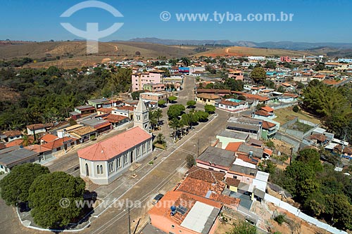  Picture taken with drone of the Vargem Bonita city  - Vargem Bonita city - Minas Gerais state (MG) - Brazil