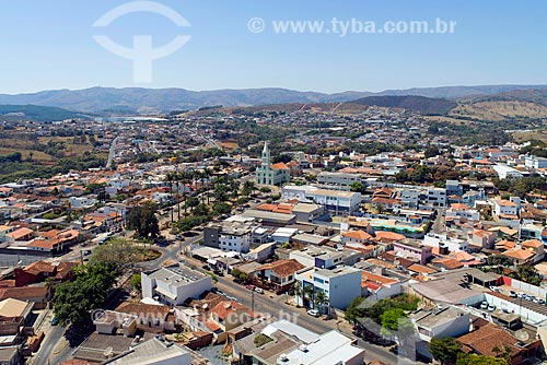  Picture taken with drone of the Piumhi city  - Piumhi city - Minas Gerais state (MG) - Brazil